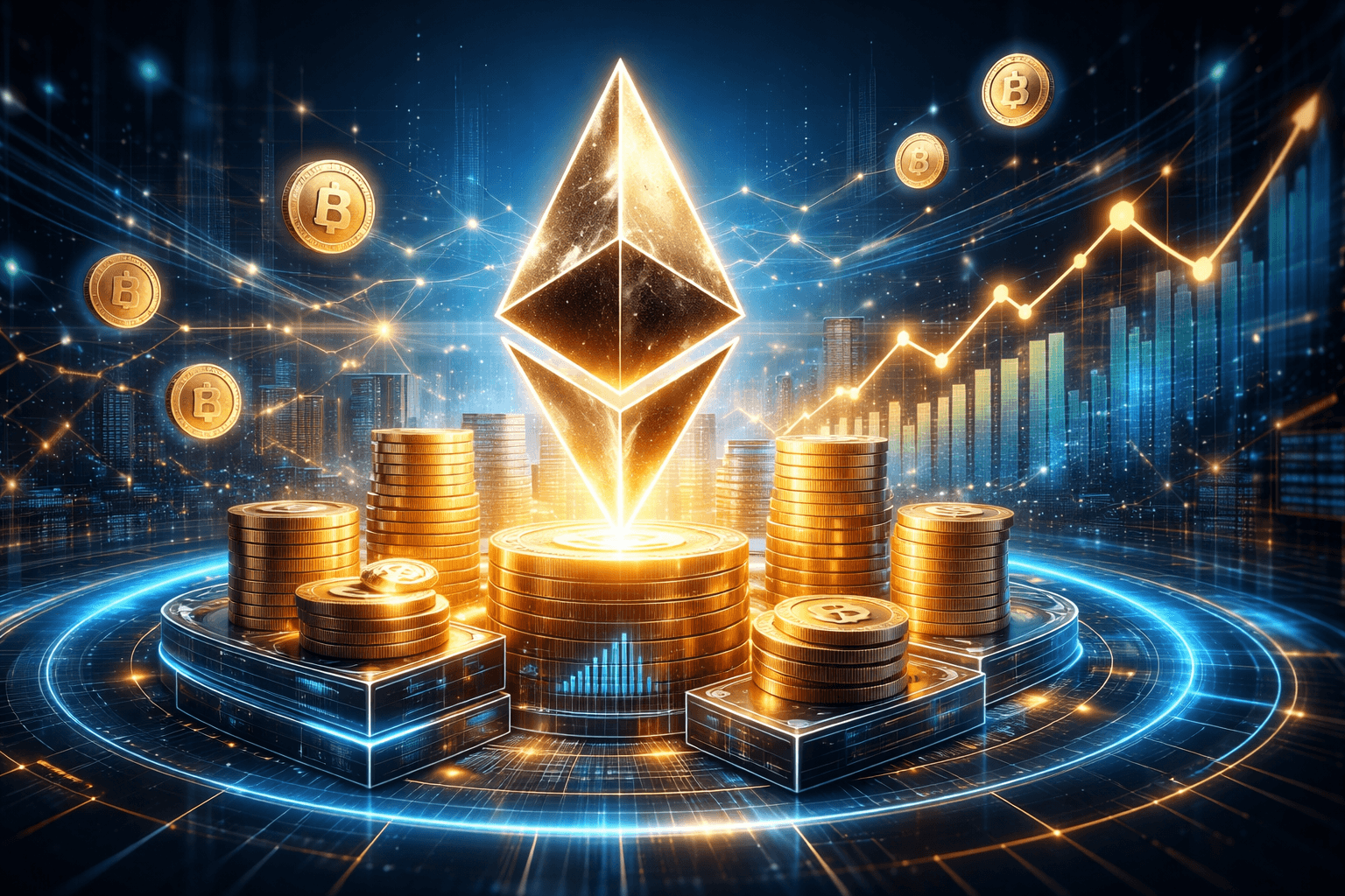 Ethereum Settles $206.2 Billion in Tokenized Assets, Holding 61.4% Market Share