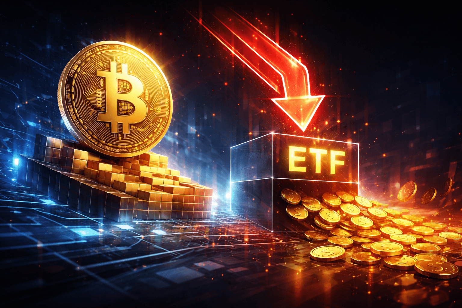 Crypto Markets Record Onchain Commodity Volume as ETFs See $296.18 Million Outflows