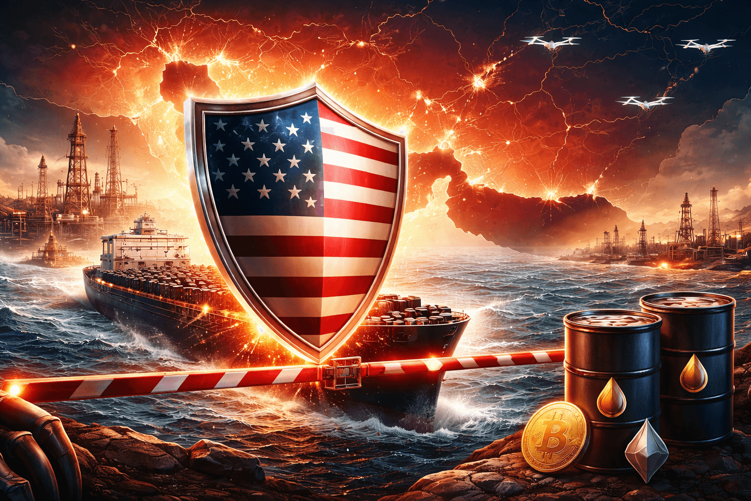 President Trump Says United States Will Stop Importing Oil Routed Through the Strait of Hormuz