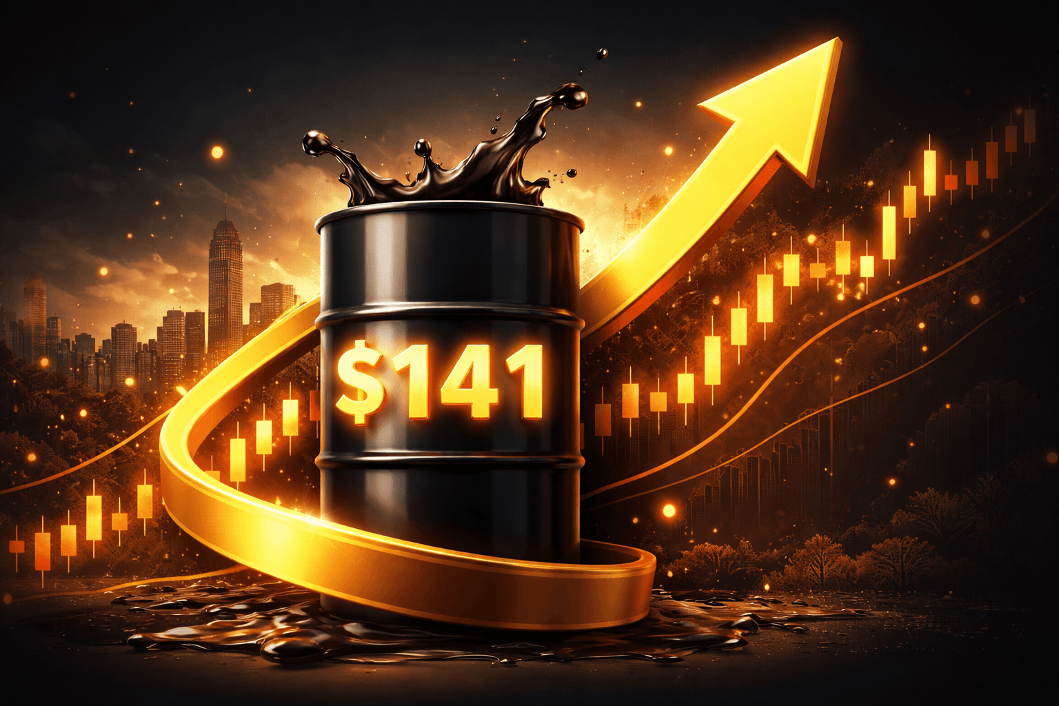 Dated Brent Crude Oil Climbs to $141 per Barrel, Highest Since 2008