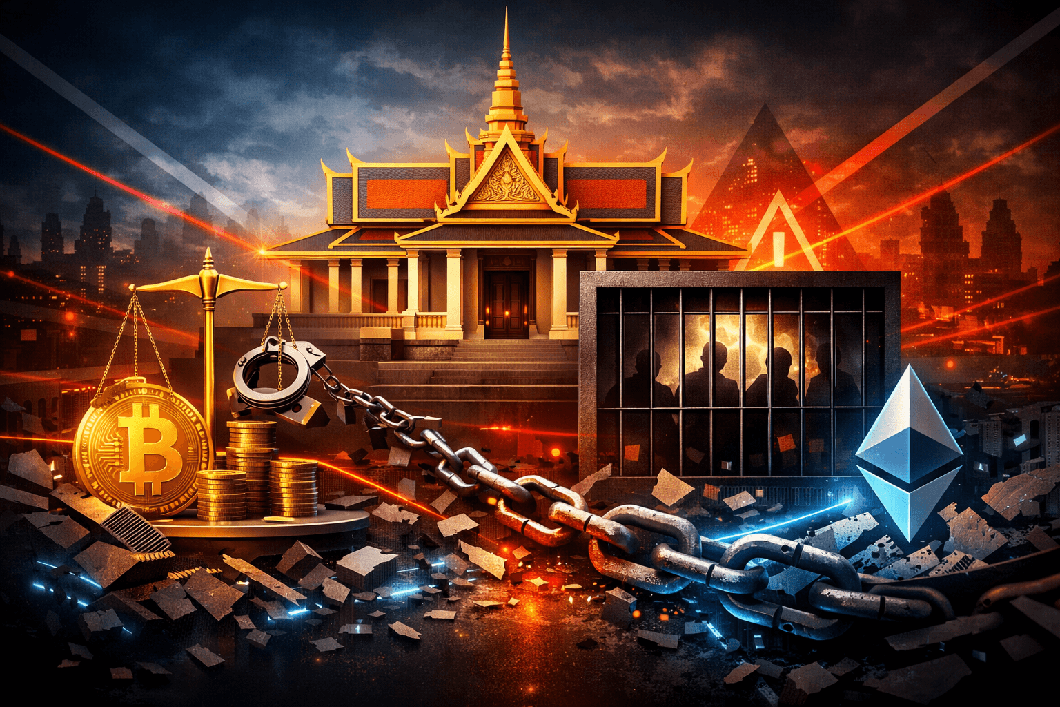 カンボジア議会が反スキャム法を可決、仮想通貨関連の詐欺拠点を標的