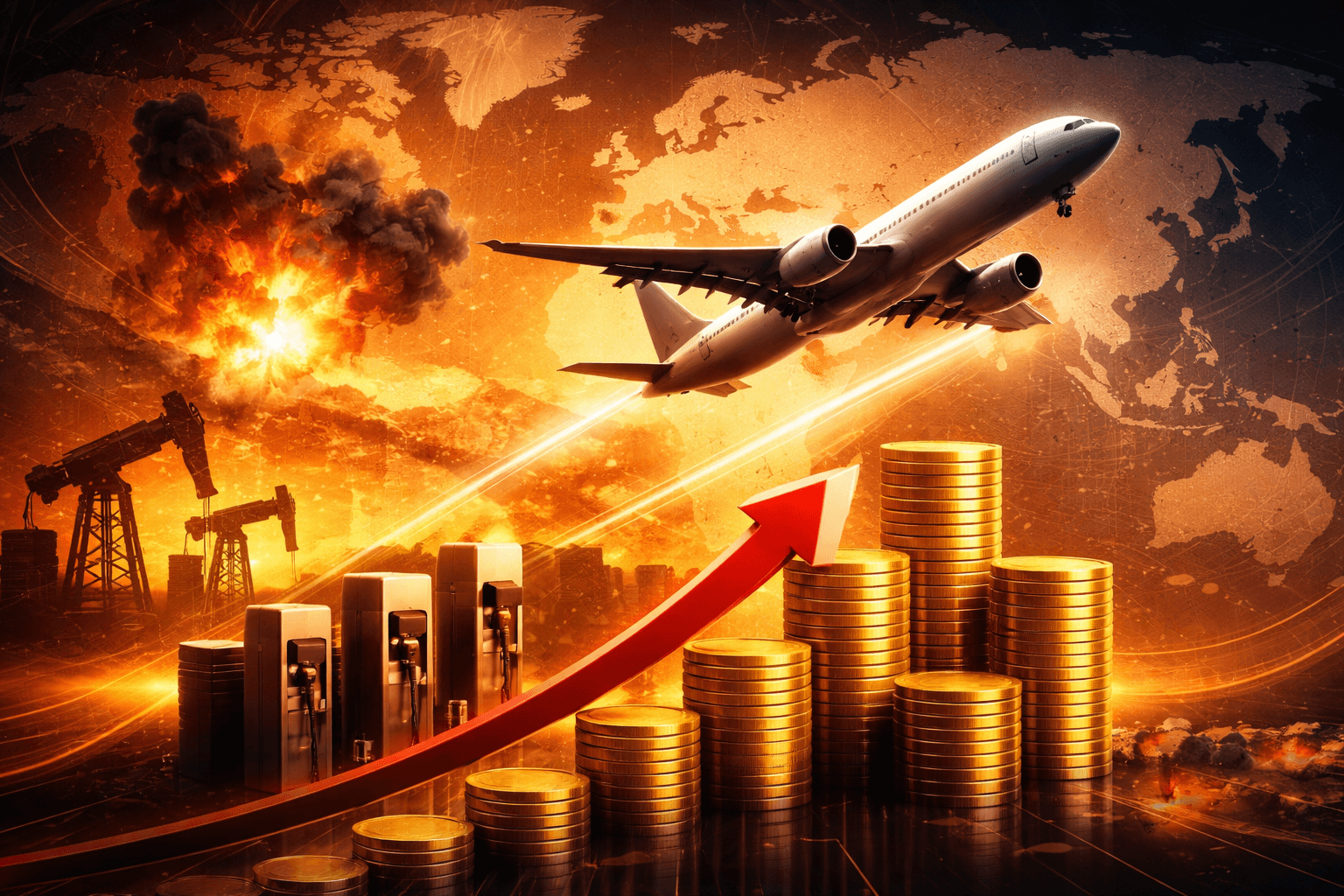 U.S. Airfares Rise as Iran War Pushes Up Fuel Costs