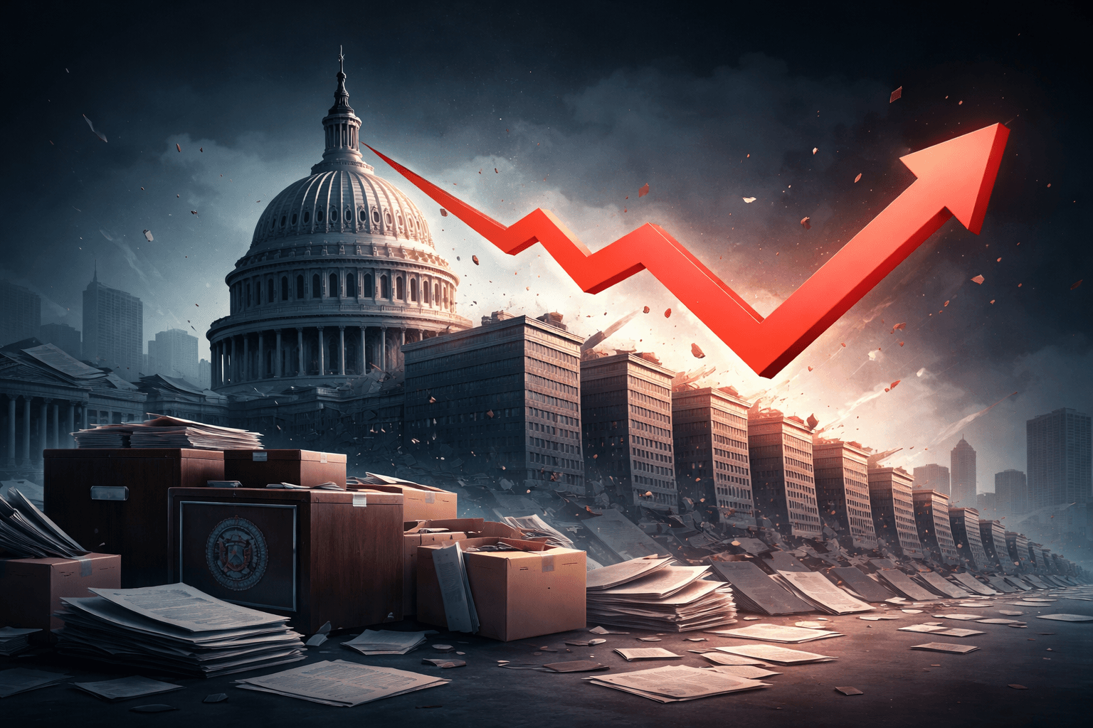 U.S. Federal Government Workforce Falls to Lowest Level Since 1966