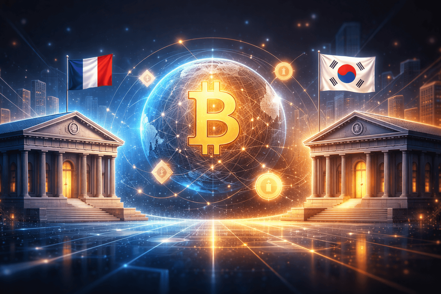 France and South Korea Central Banks Hold Talks on Crypto’s Future