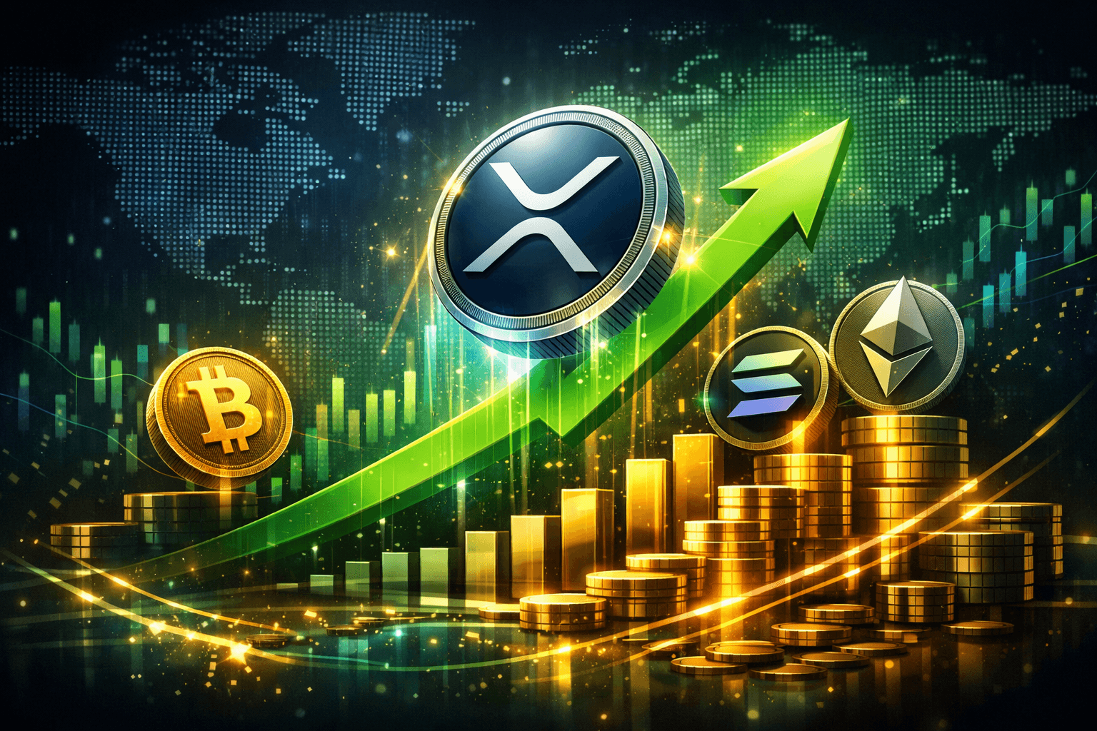 XRP Leads $224 Million Weekly Inflows Into Global Crypto Funds, CoinShares Says