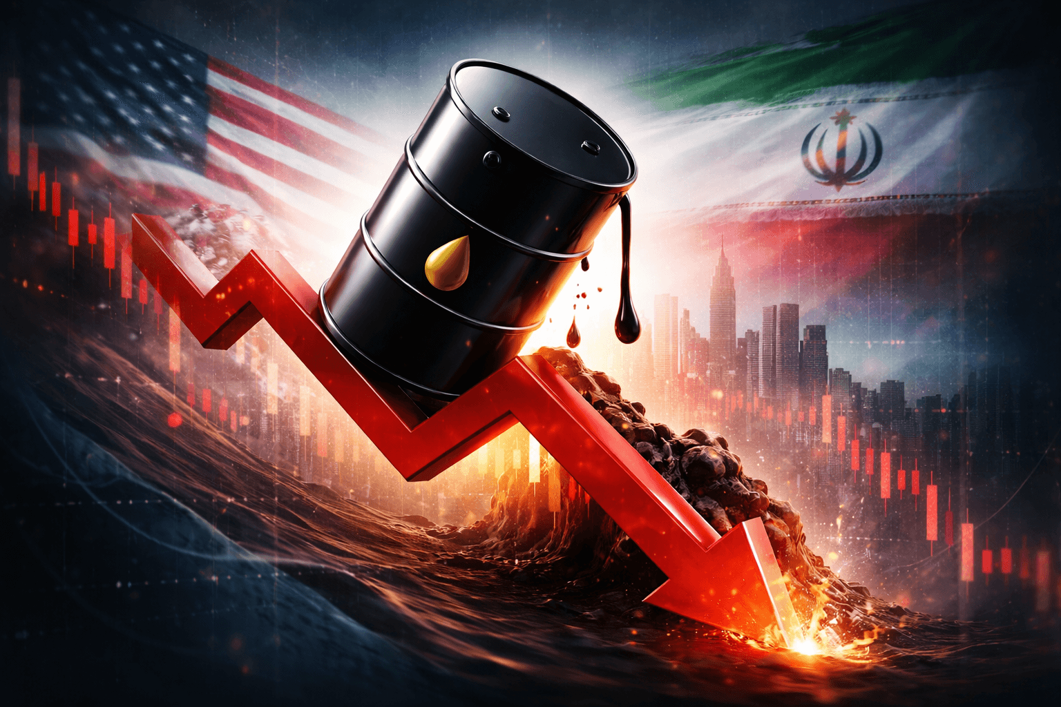 Brent Crude Oil Falls More Than 5% on Reports of a Possible U.S.-Iran Deal