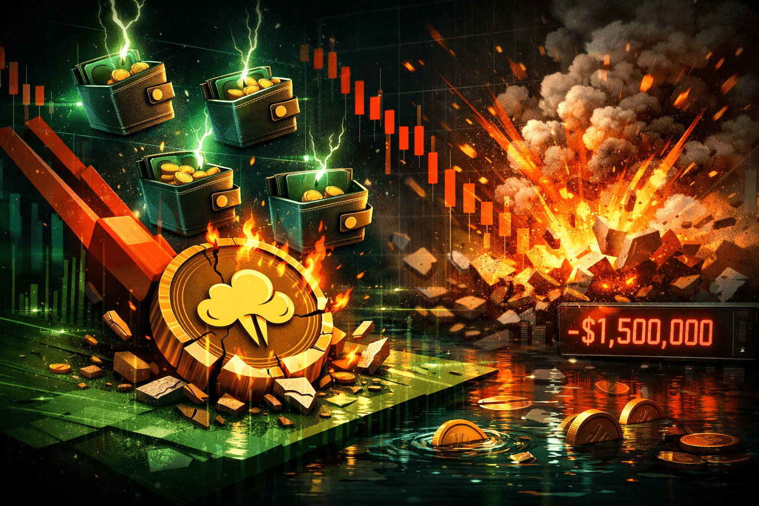 Four Linked Wallets Lose $3.02 Million After FARTCOIN Long Liquidations