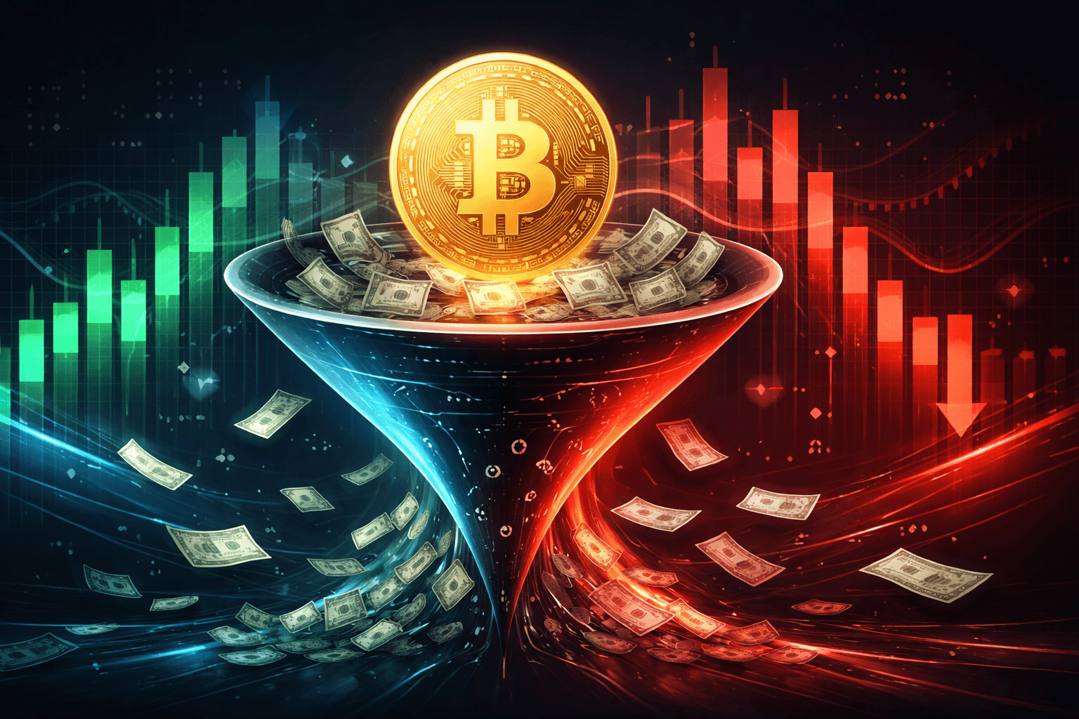 米スポット・ビットコインETF、4月9日に純流入額$358.1 millionを記録