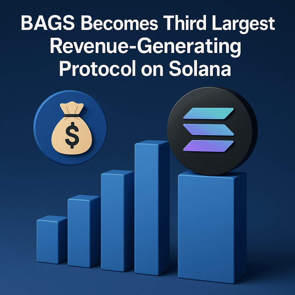 BAGS Becomes Third Largest Revenue-Generating Protocol on Solana