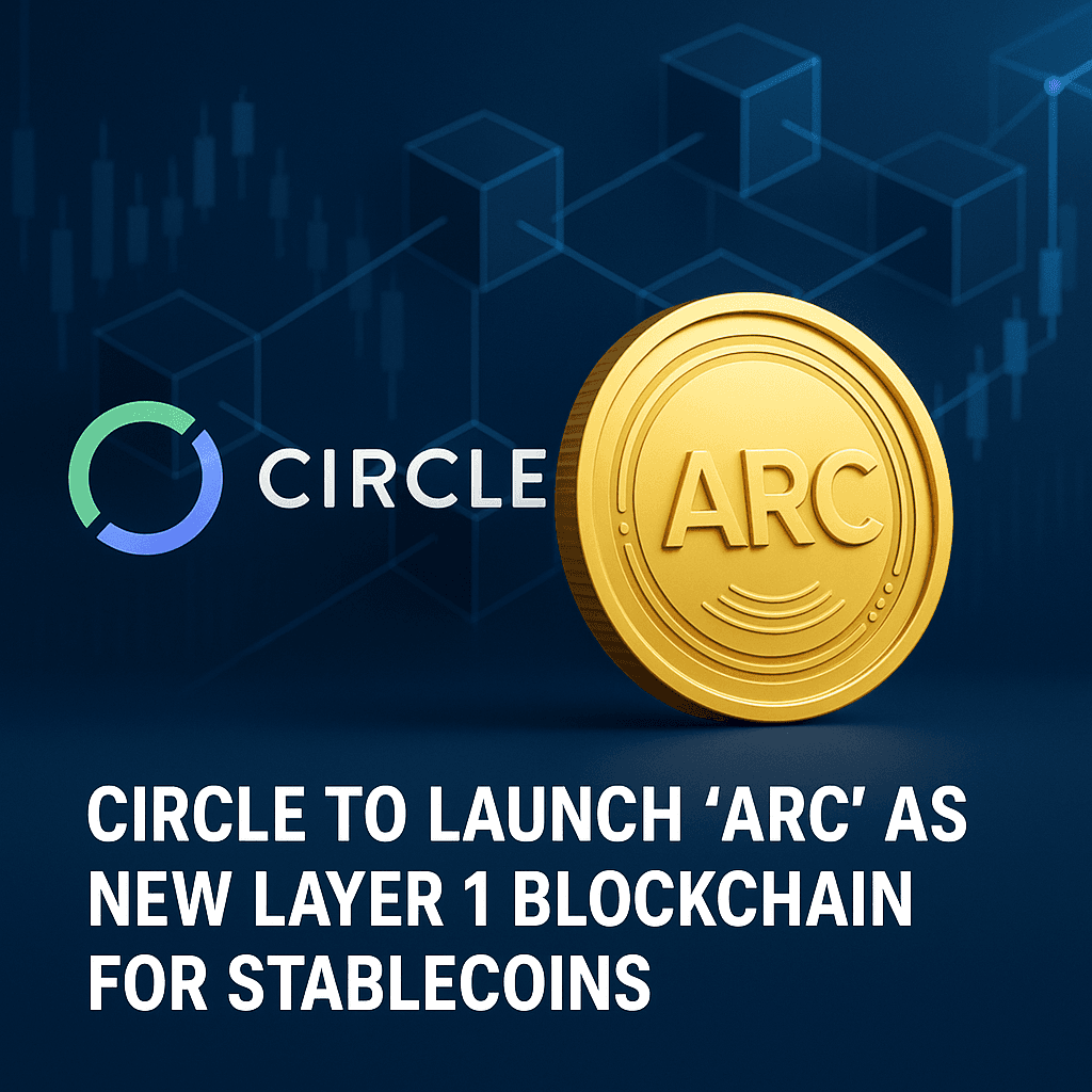 Circle to Launch 'Arc' as New Layer 1 Blockchain for Stablecoins