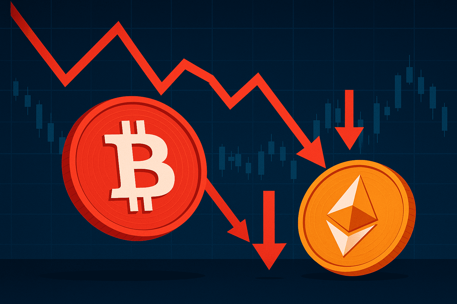 Bitcoin and Ethereum Extend Losses Amid Macroeconomic Uncertainty