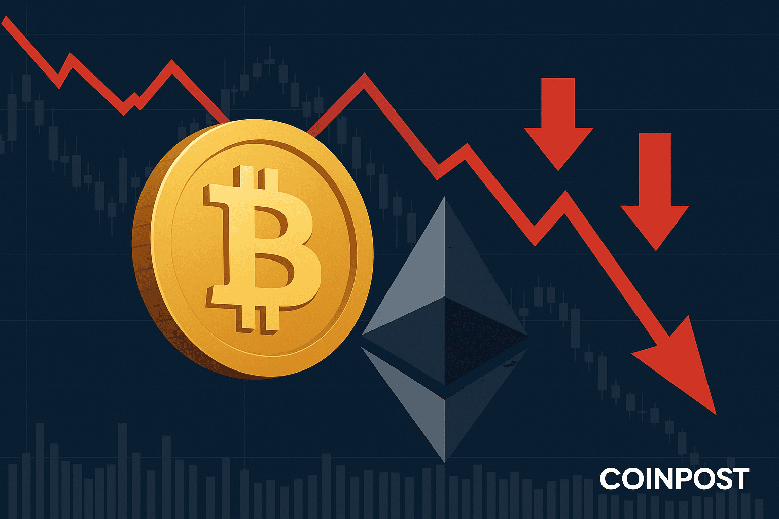 US Bitcoin and Ethereum ETFs Record $1 Billion Outflow Amid Market Decline