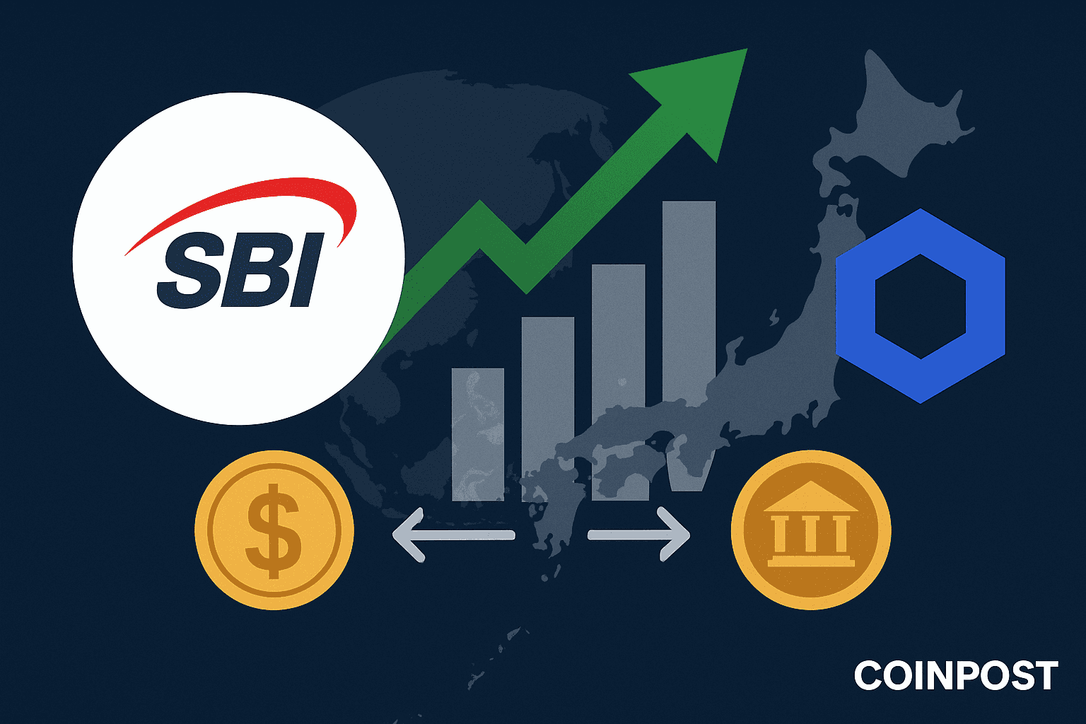 SBIグループとチェーンリンクが提携、日本とアジア太平洋地域のブロックチェーン普及を促進