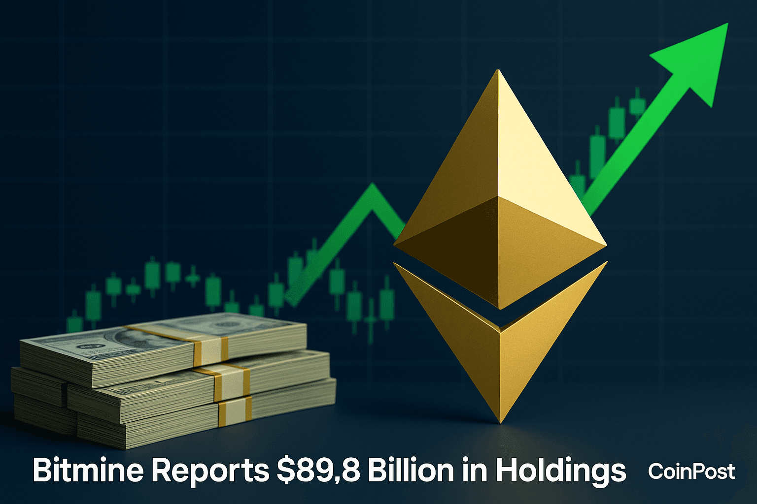 Bitmine Reports $89.8 Billion in Holdings, Becomes Largest Institutional Ethereum Holder