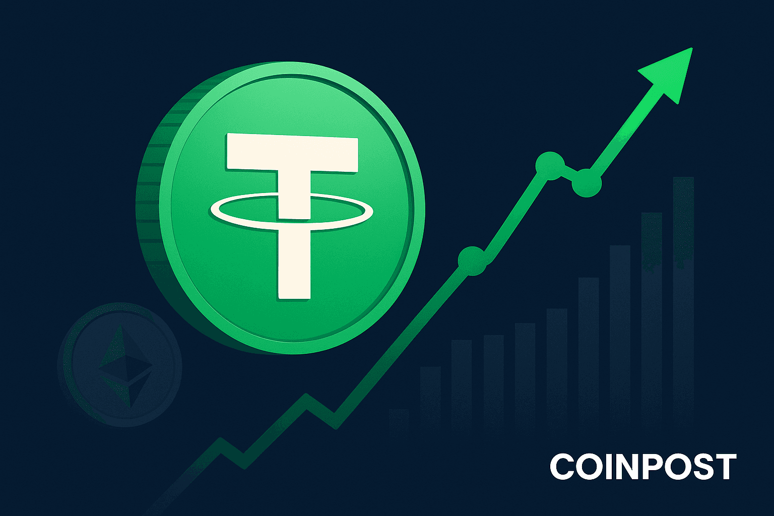 テザー、イーサリアム上で20億USDTを新規発行