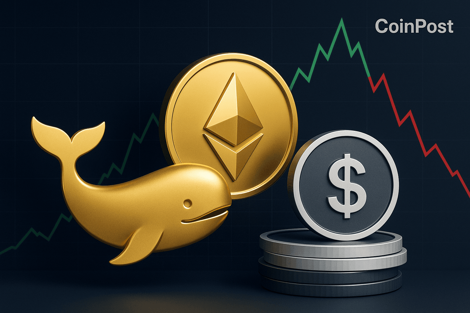 Whale Wallet Receives 10,039 ETH Worth $44 Million from Galaxy Digital