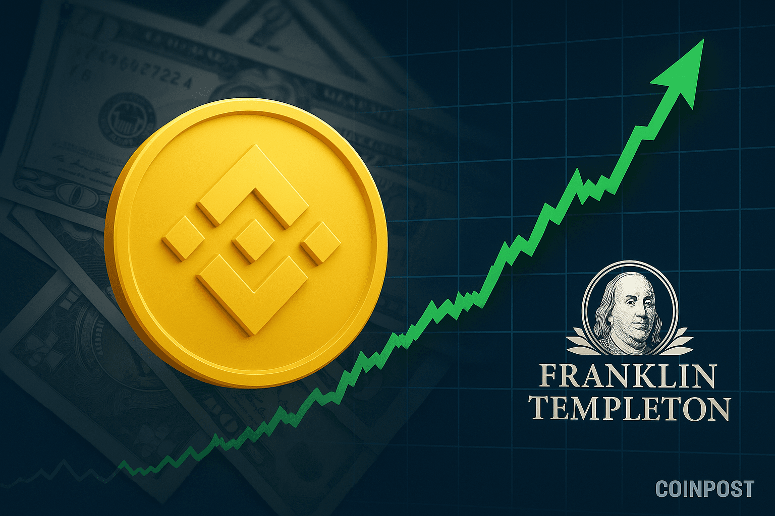 BNB Hits All-Time High After Binance Partners with Franklin Templeton