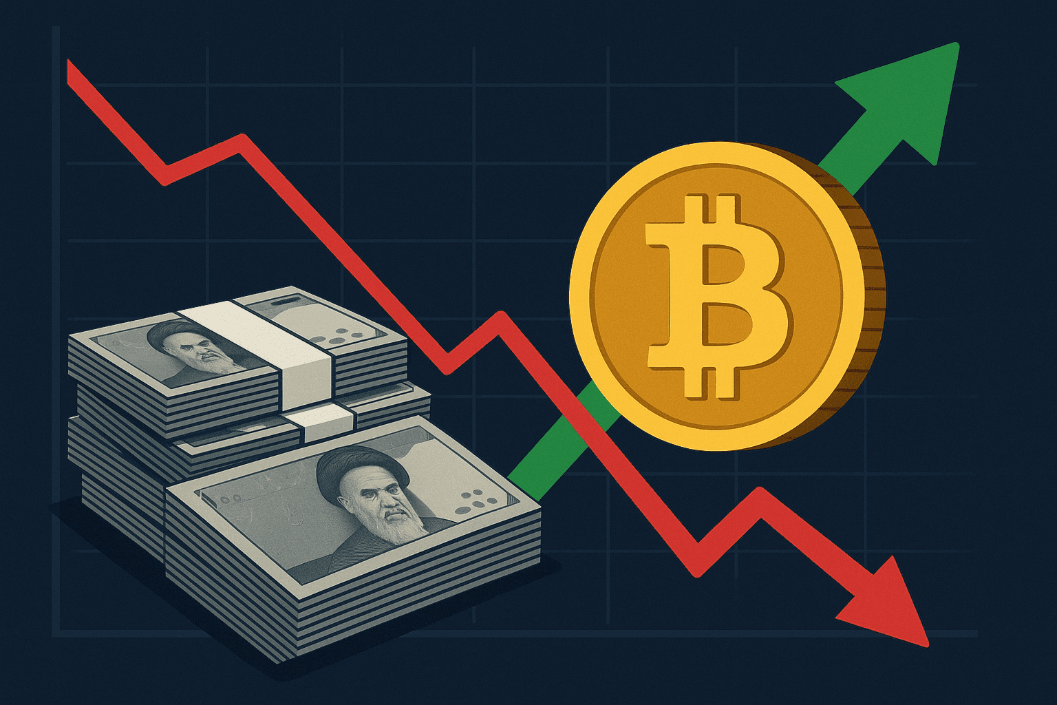 Iranians Turn to Bitcoin as Rial Loses Over 90% Value Since 2018