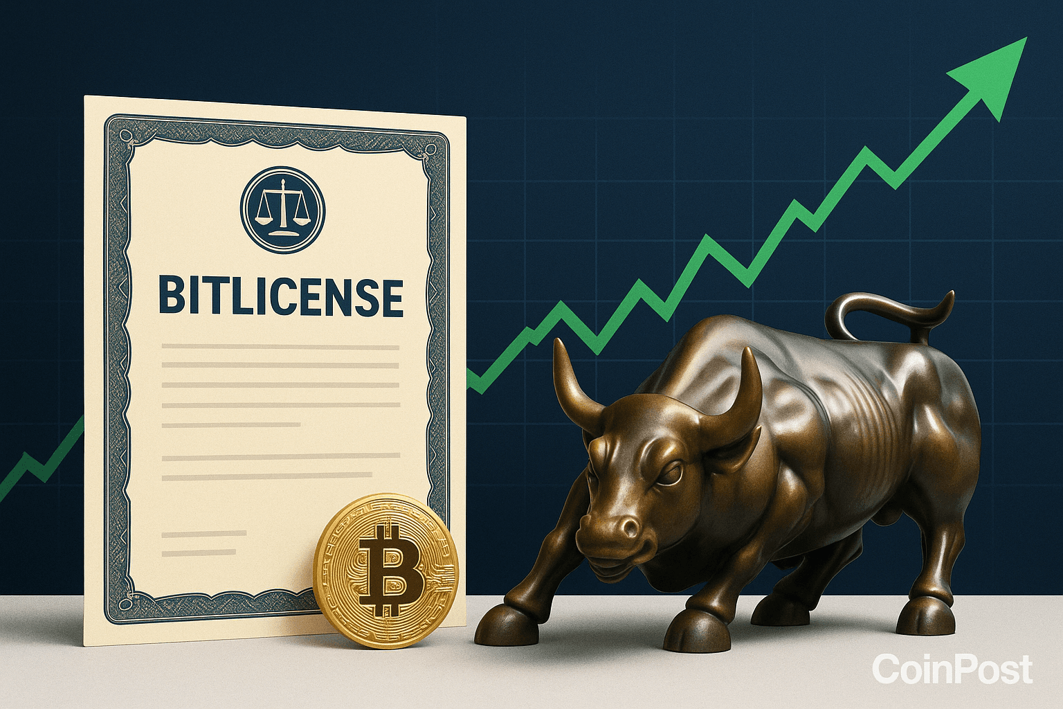 Bullishがニューヨーク州ビットライセンス取得、米20州で仮想通貨取引とカストディ提供へ