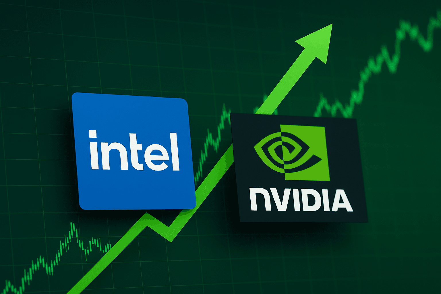 Intel Shares Jump 25% After Nvidia Agrees to $5 Billion Stake Purchase