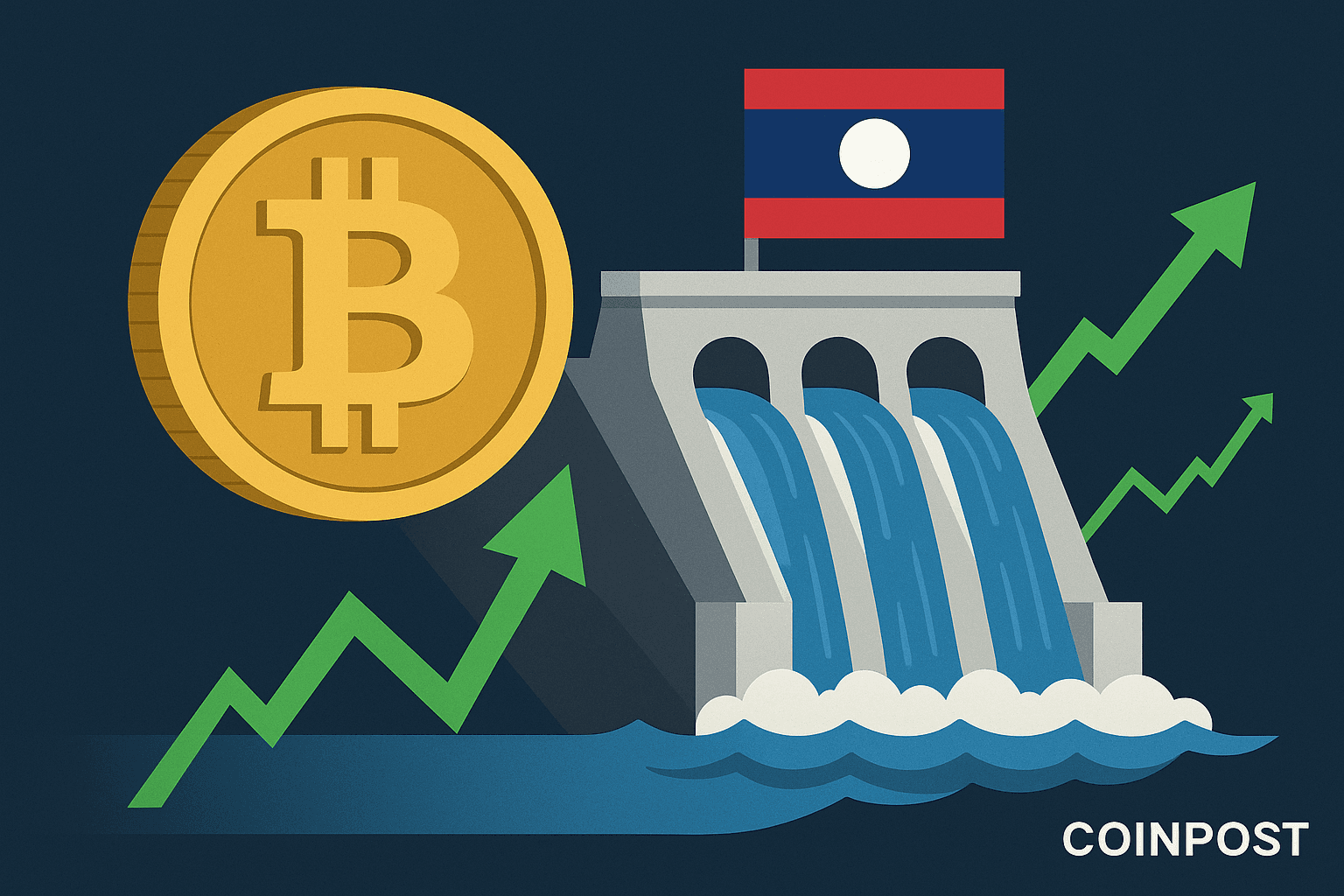 Laos to Mine Bitcoin Using Surplus Hydropower Amid Debt Challenges