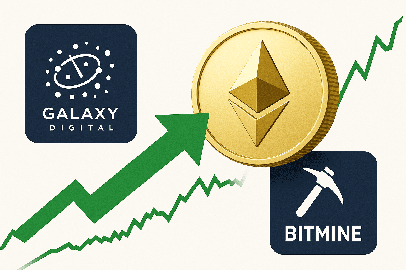 Bitmine Receives $68.96 Million in ETH from Galaxy Digital