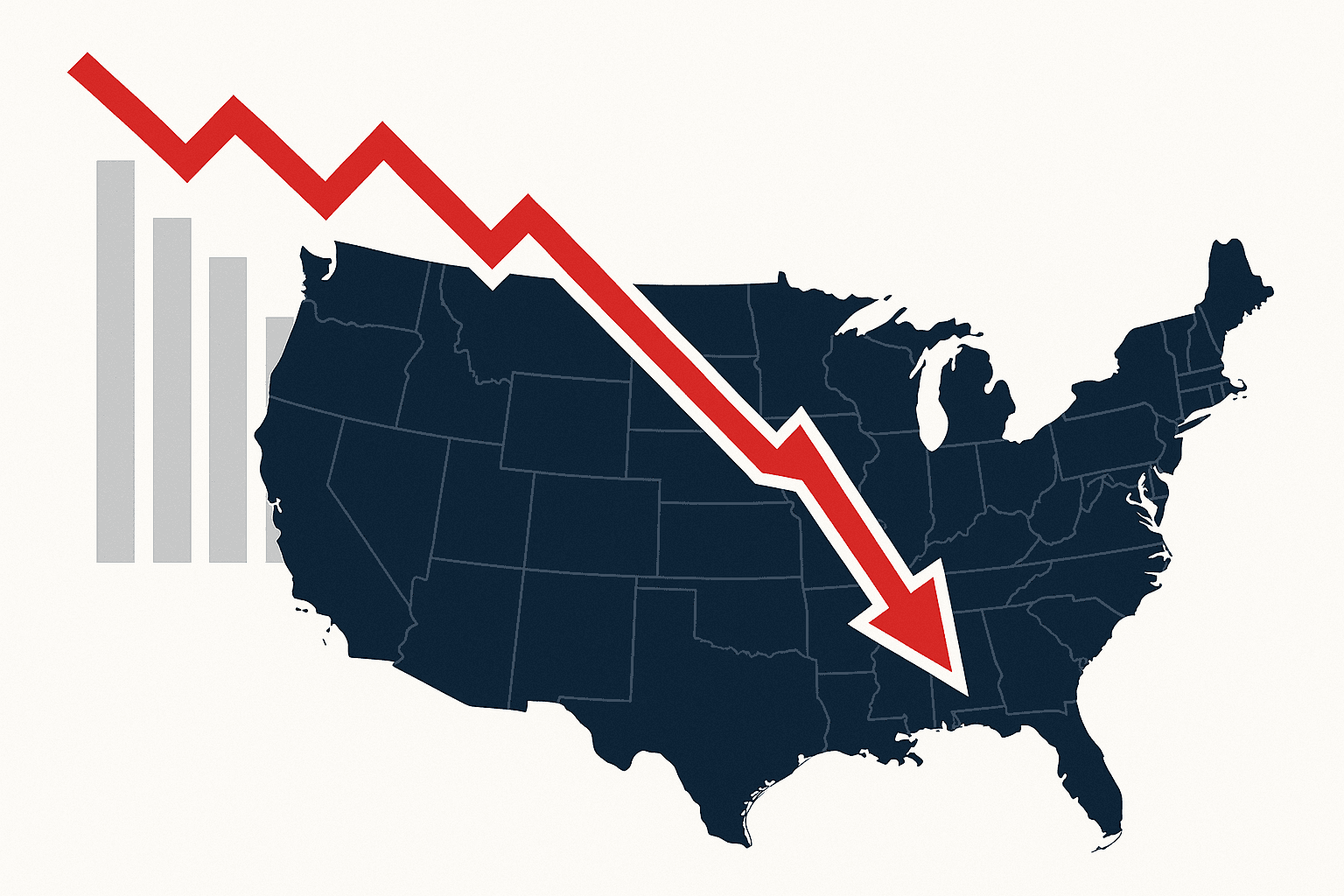 Report Suggests One-Third of US States Could Be in Recession