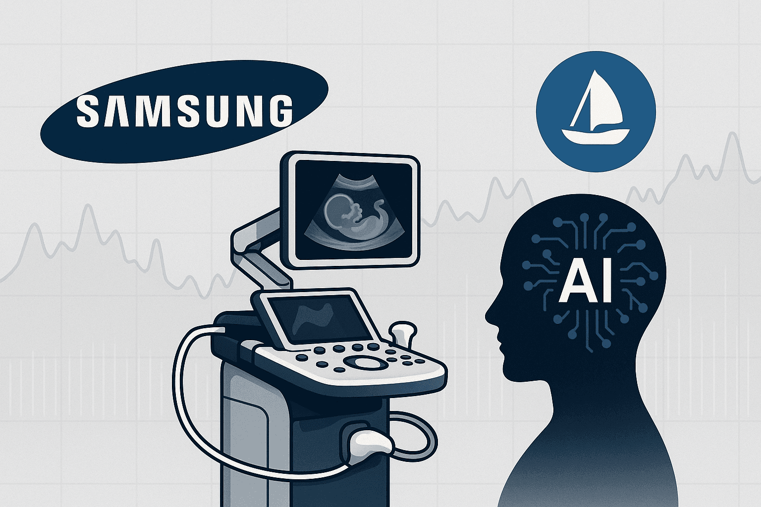 サムスン、Galeonと提携しAI搭載超音波診断装置を導入