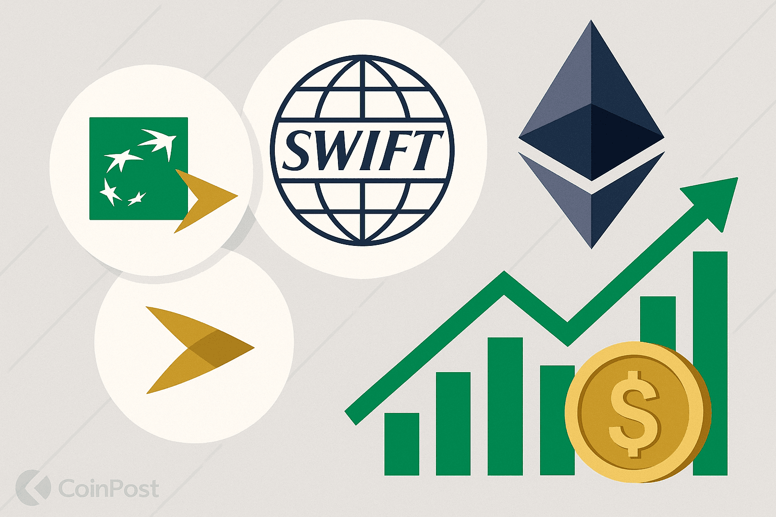 BNP Paribas and BNY Mellon Join SWIFT’s Ethereum Layer-2 Payment Trial