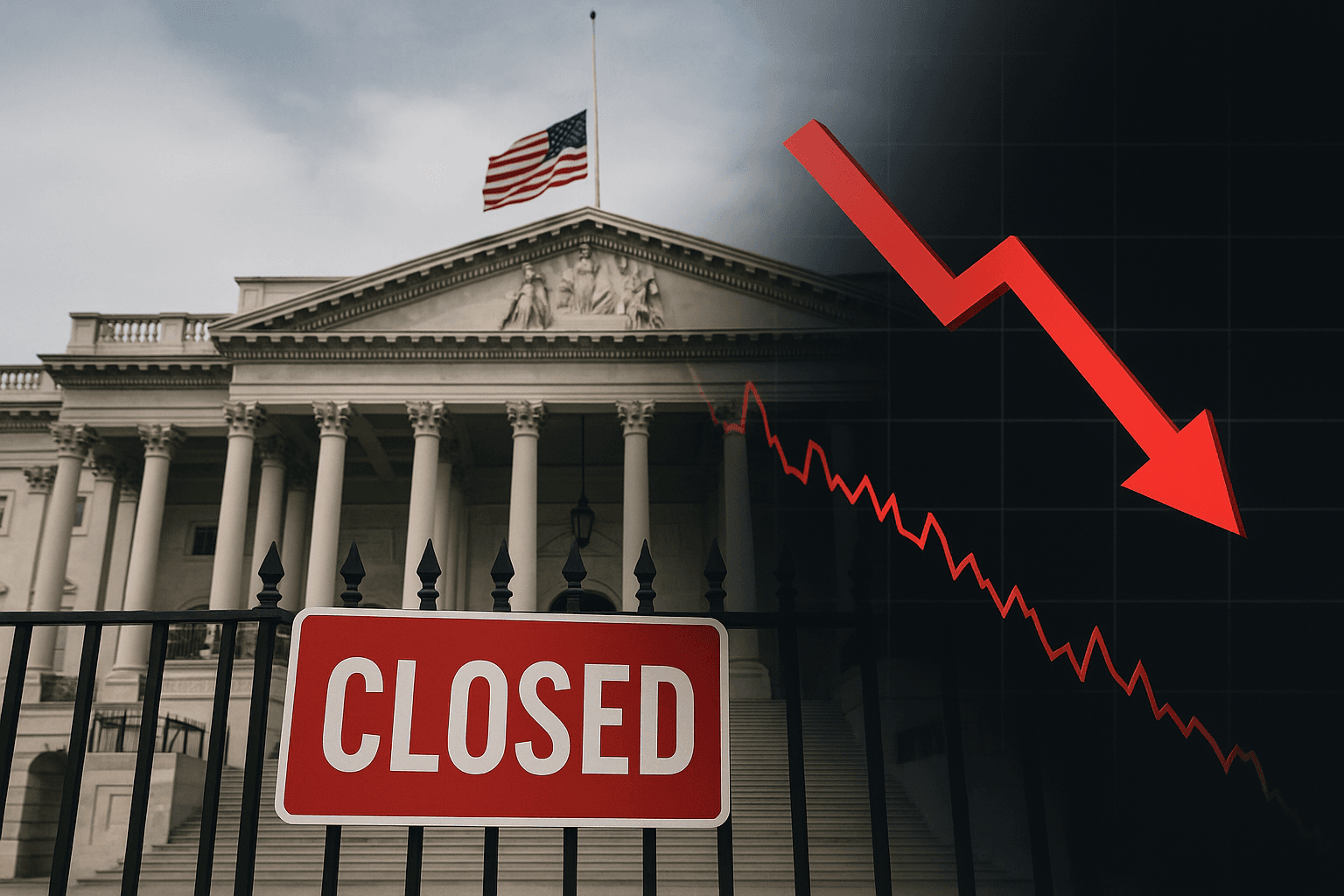 米政府、予算案停滞で一部閉鎖開始