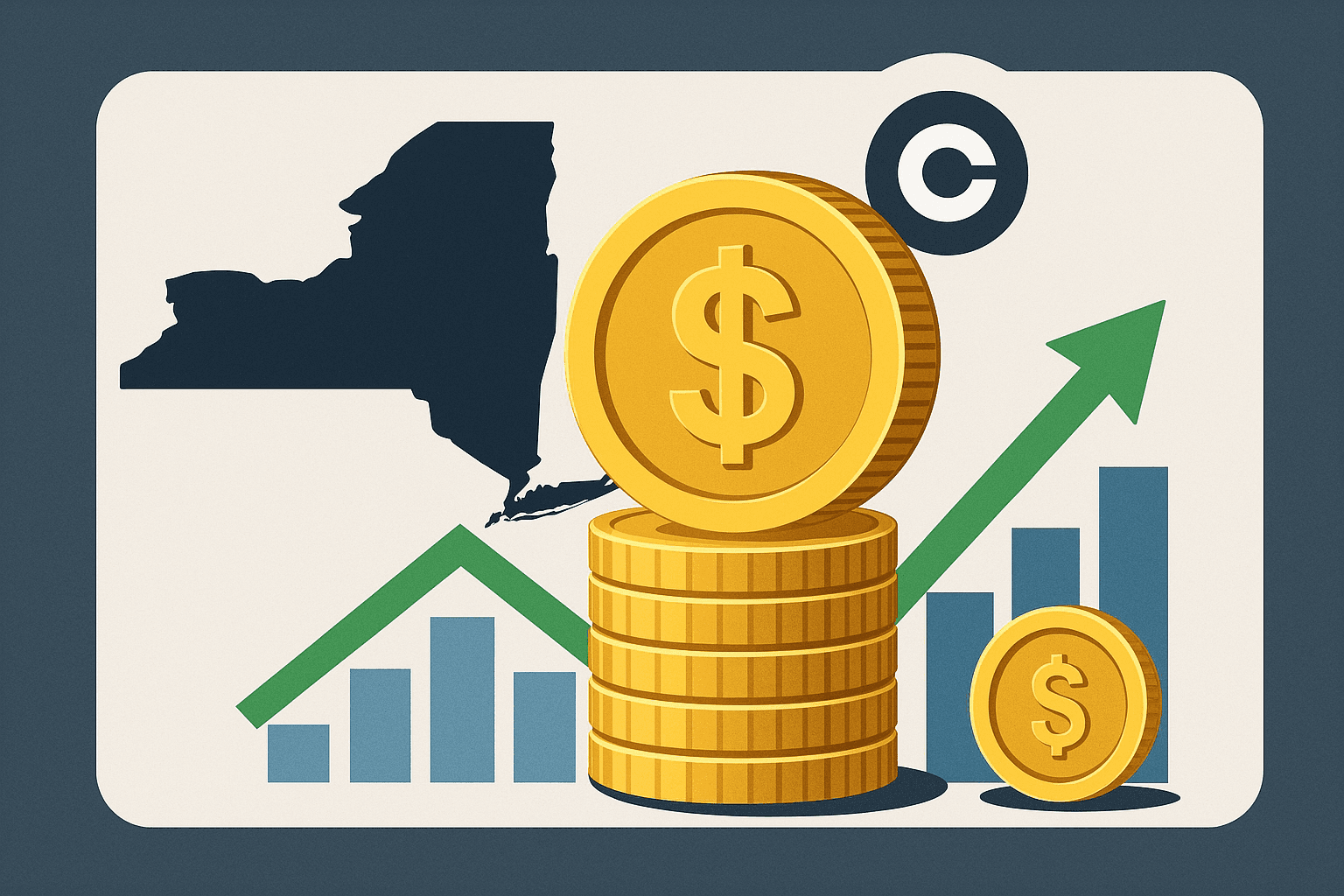 纽约通过Coinbase试点1.2万美元稳定币援助计划