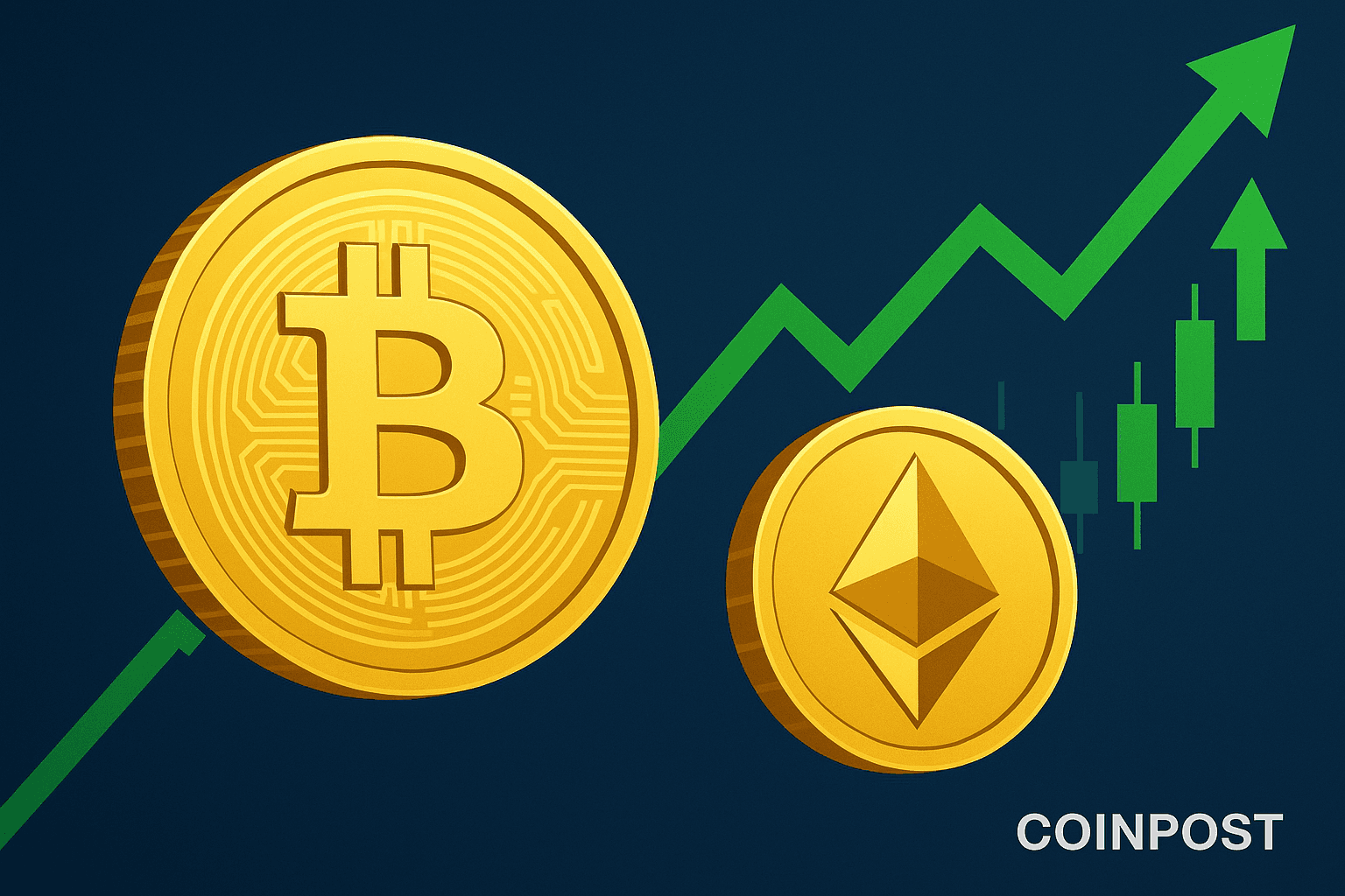 Bitcoin Surges Past $121,000 as Ether Reaches Three-Week High