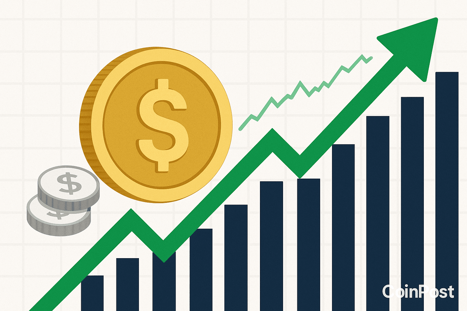 ステーブルコイン時価総額が過去最高3000億ドル、DeFiLlamaが報告