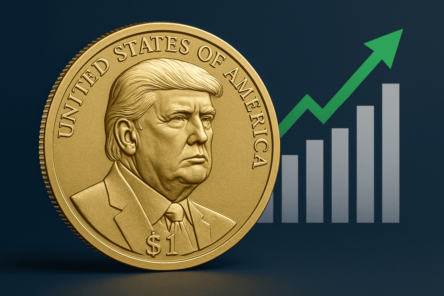 US Treasury Plans $1 Coins Featuring Donald Trump