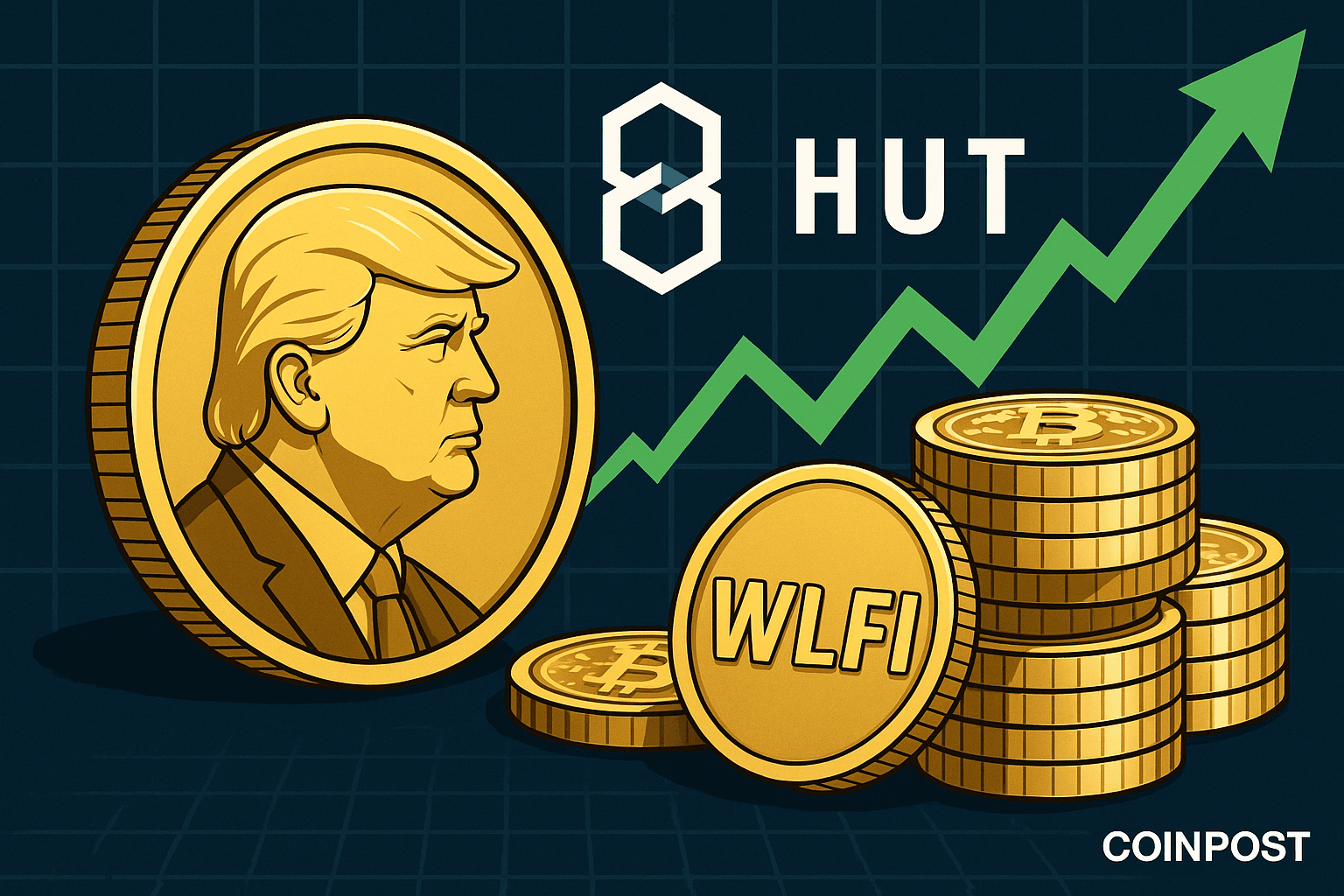 Trump-Linked Crypto Project WLFI Sells Tokens to Hut8 at $0.25 Each