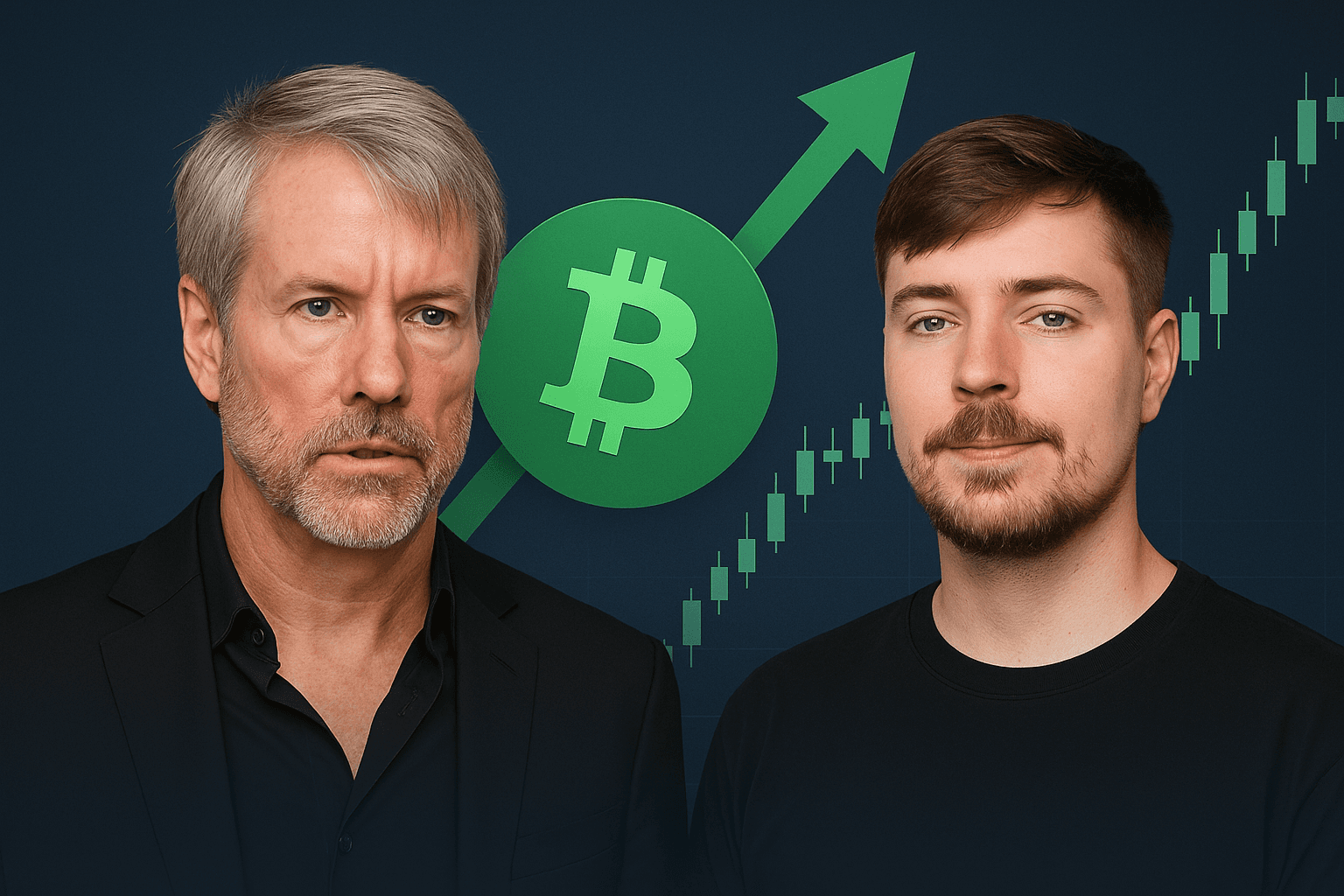 Michael Saylor Urges MrBeast to Invest in Bitcoin