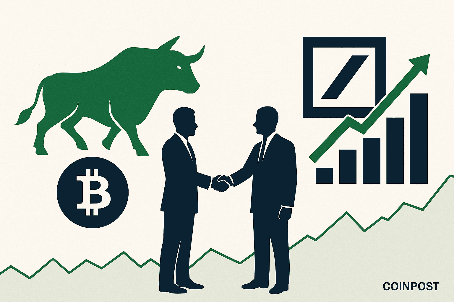 Bullish Partners with Deutsche Bank for Corporate Crypto Banking Services
