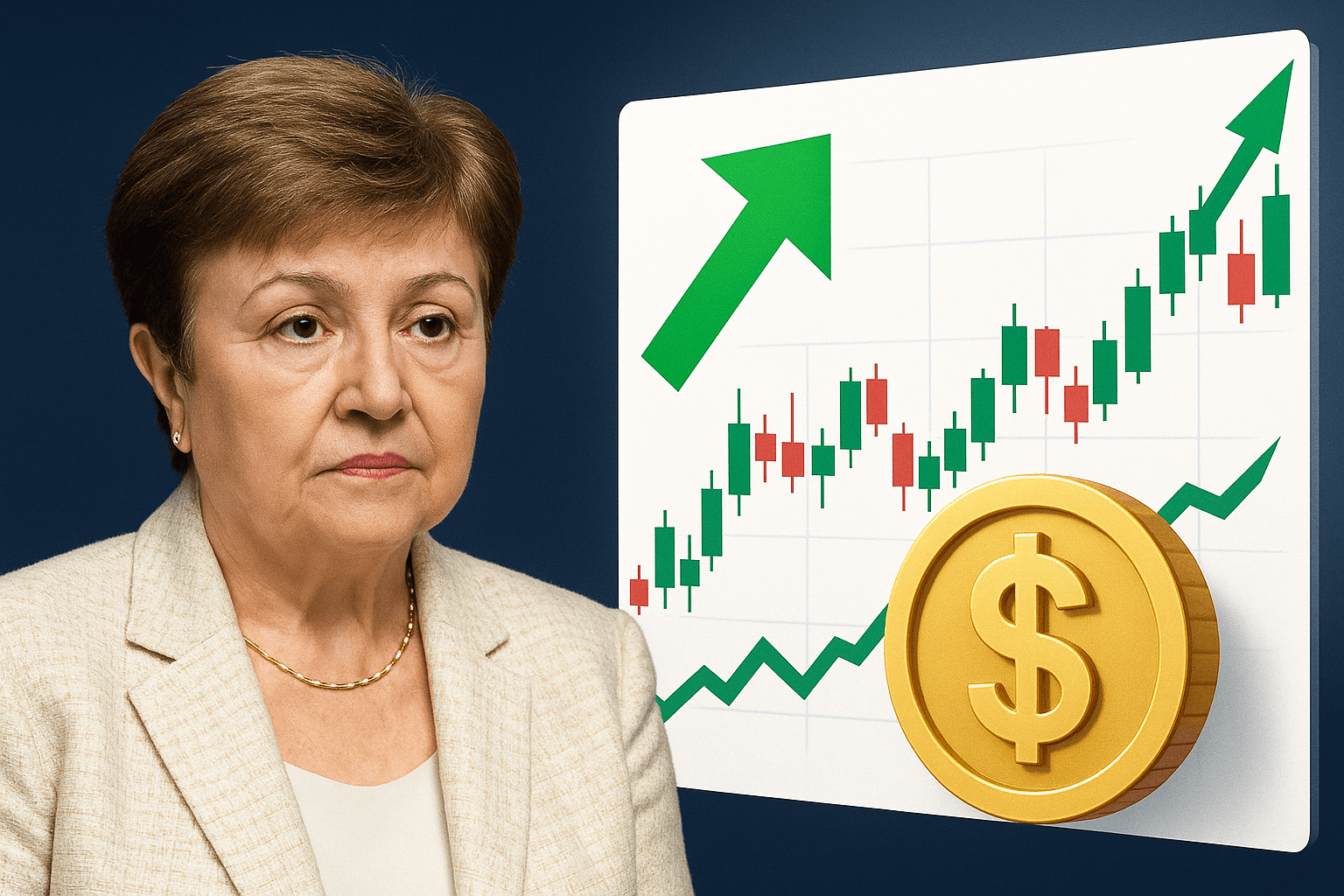 IMF Chief Suggests Possible Fed Rate Cuts as Dollar Index Hits 99