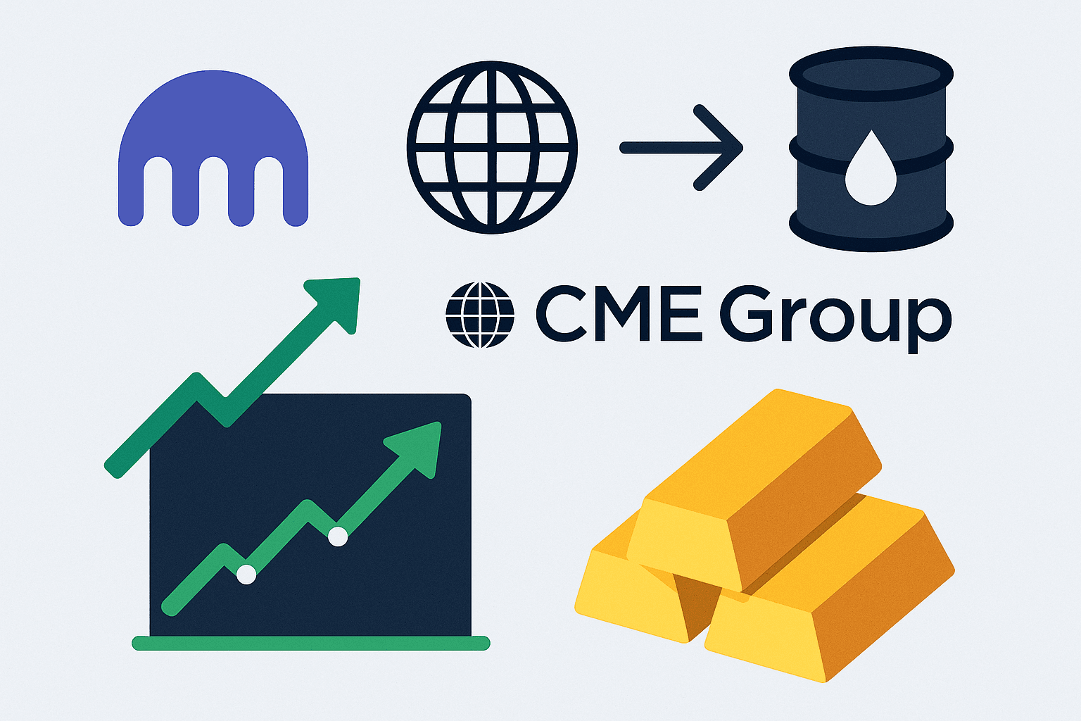 Kraken Expands Trading to Include CME Oil and Gold Contracts