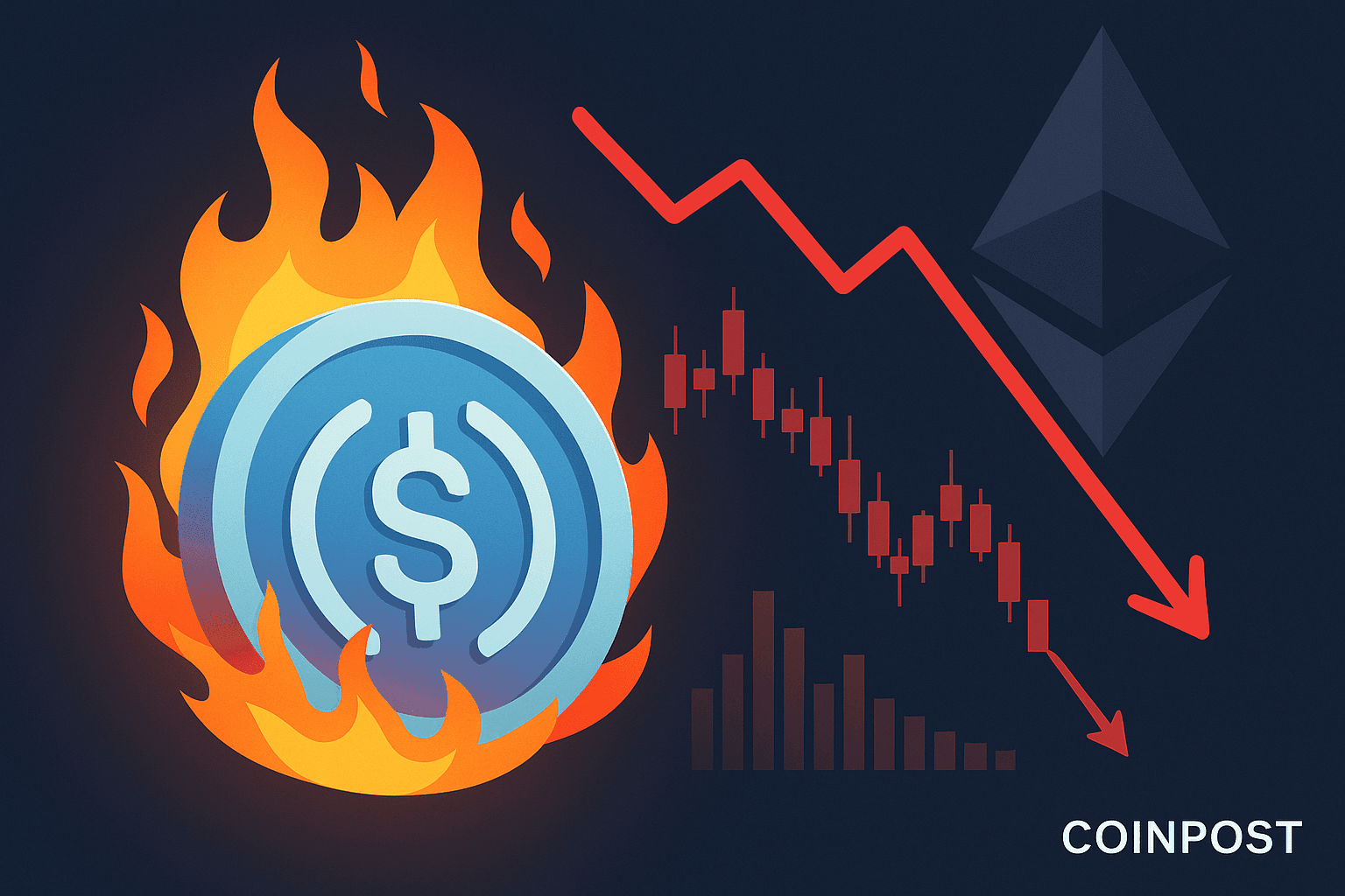 USDC Treasury Burns $66.8 Million on Ethereum Blockchain