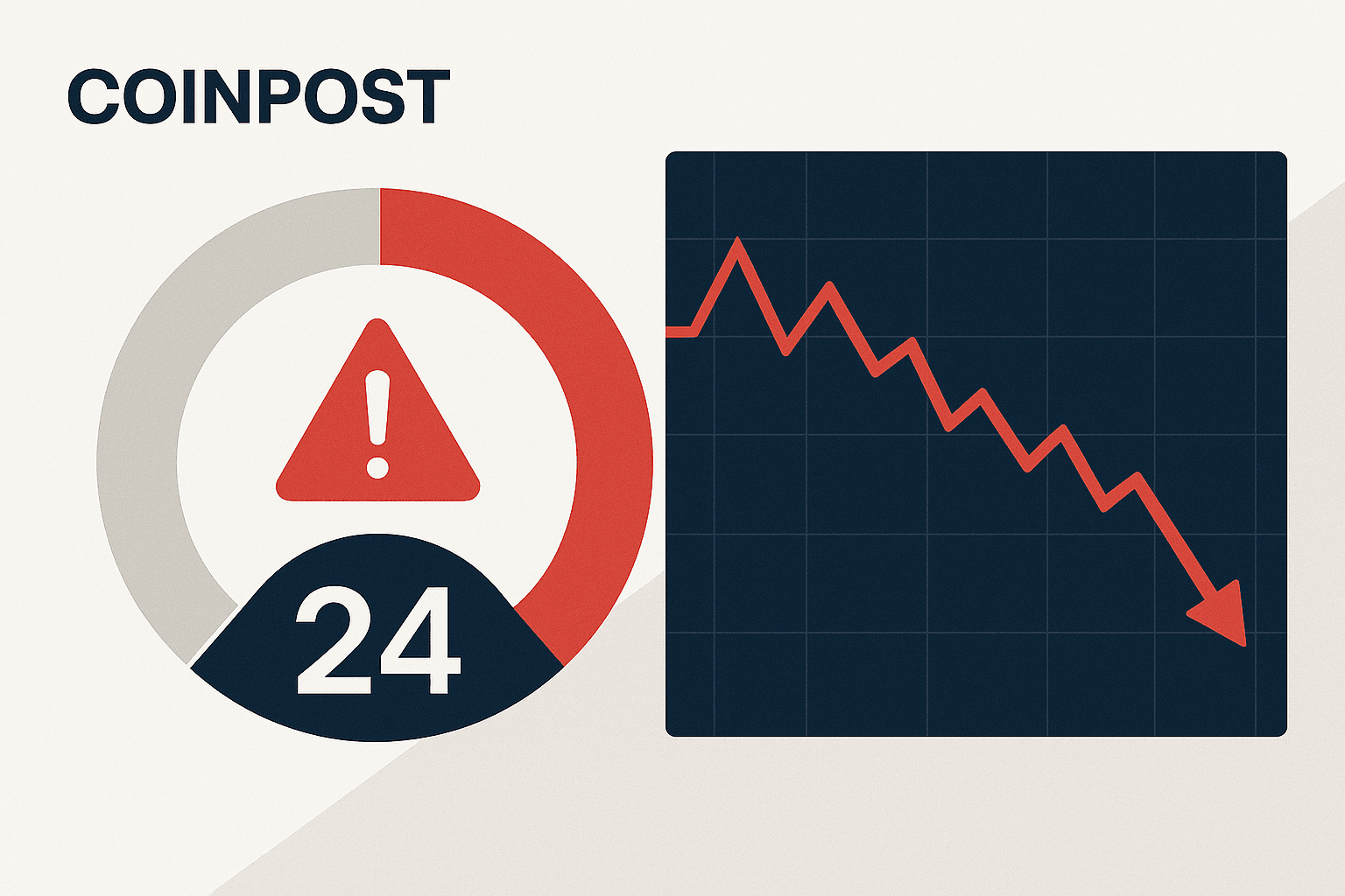 Crypto Fear and Greed Index Falls to 24, Signaling Extreme Market Fear