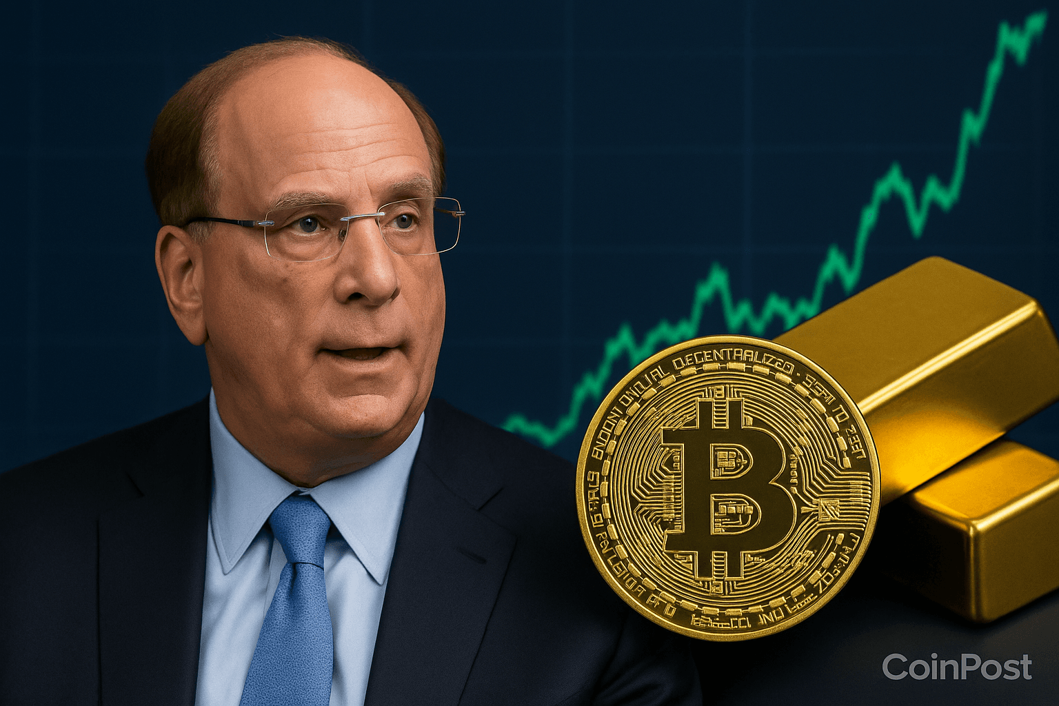 BlackRock CEO Larry Fink Compares Crypto’s Role to Gold