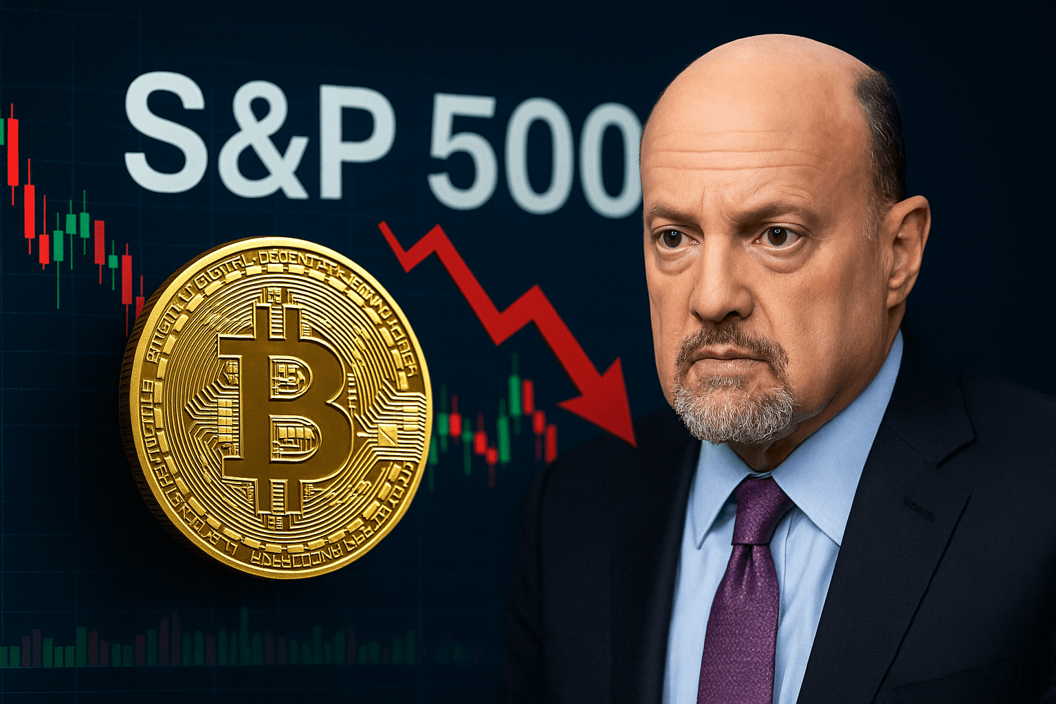 Jim Cramer Warns of Crypto’s Growing Influence on S&P 500 Movements