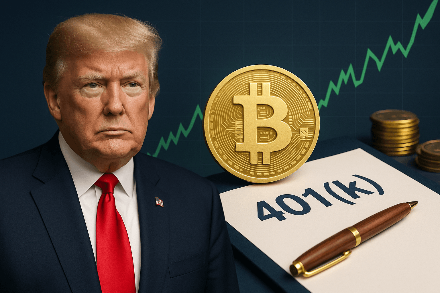 GOP Bill Seeks to Enshrine Trump’s Crypto and Private Equity 401(k) Order