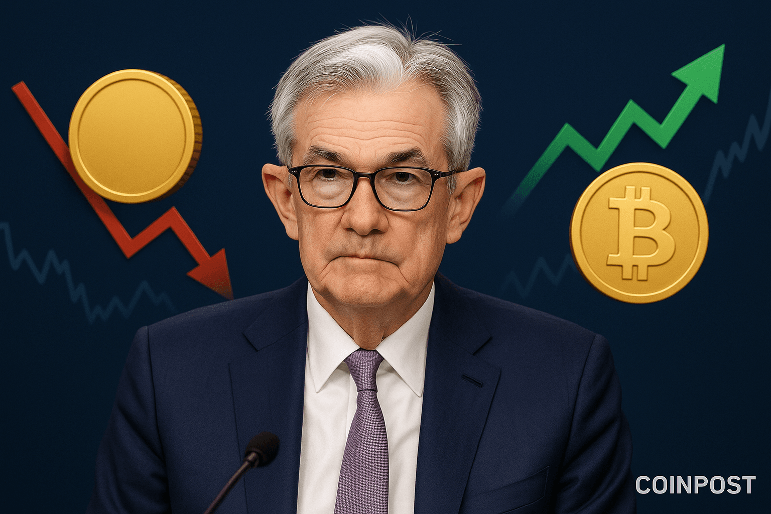 Fed Chair Powell Declines to Comment on Gold and Bitcoin Prices