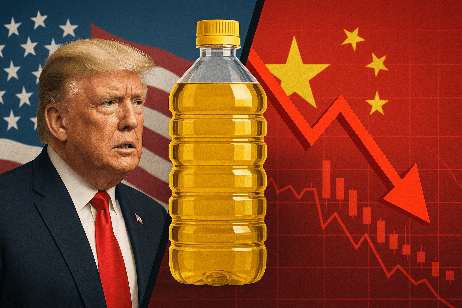Trump Warns of Cooking Oil Ban Amid Escalating China Trade Dispute