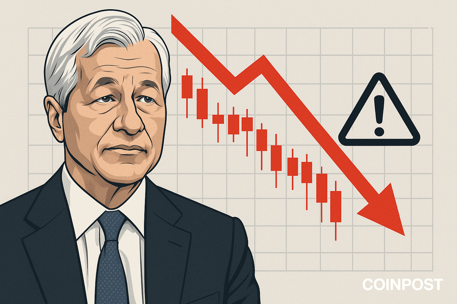 JPMorgan CEO Warns of More Failures in Credit Markets After Bankruptcies