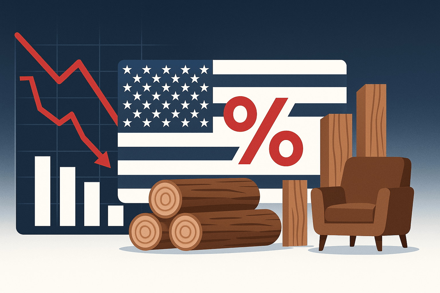 US Imposes New Tariffs on Lumber, Timber and Furniture Imports