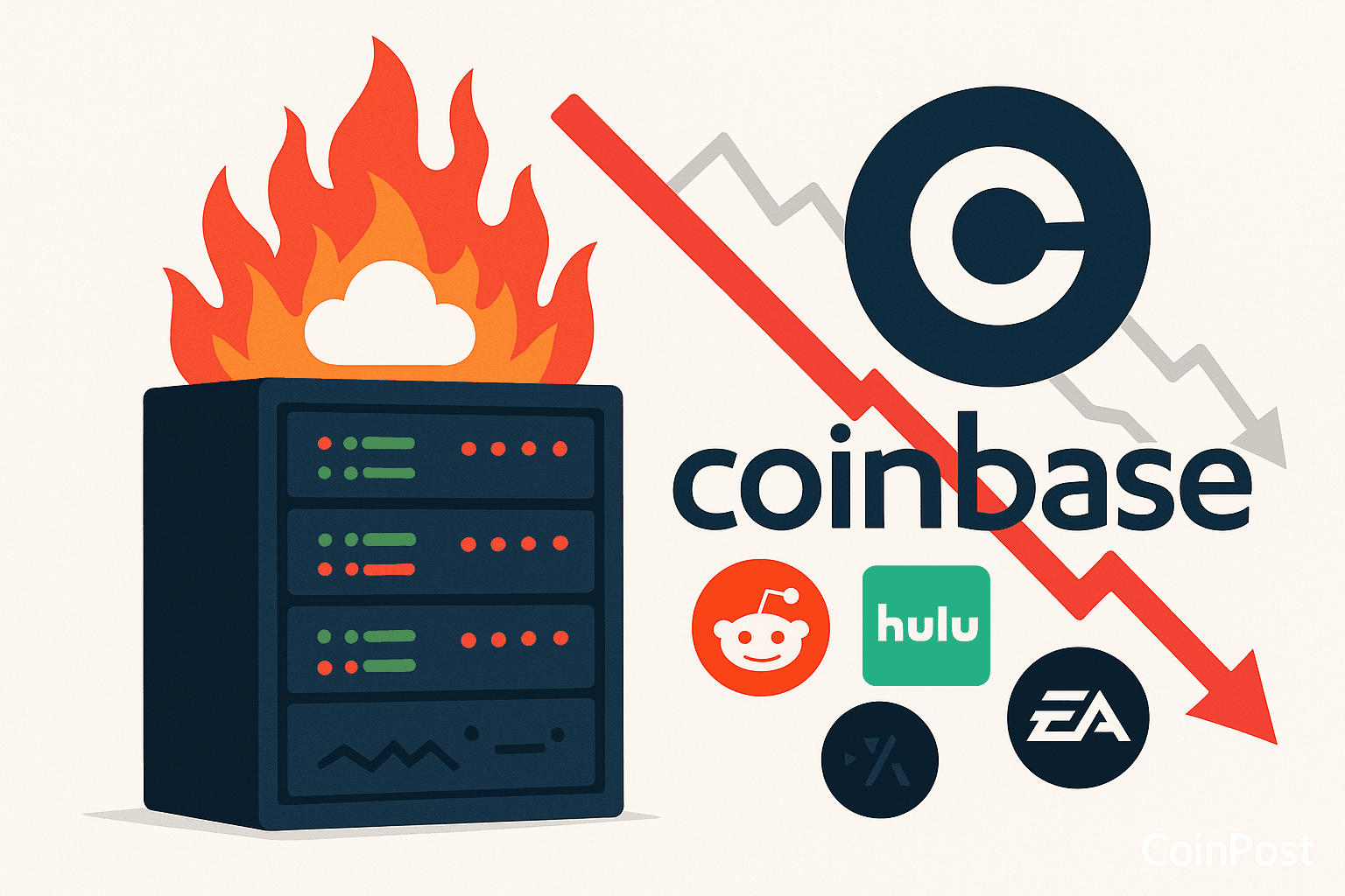 AWS Outage Disrupts Access to Coinbase and Major Online Platforms