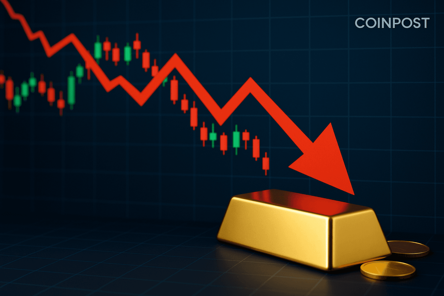 Spot Gold Falls 2.43% to $4,250 Per Ounce